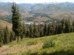 Ketchum in the Summer viewed from Baldy
